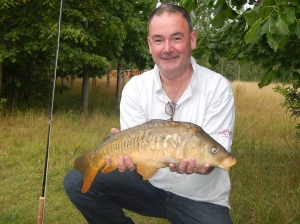 Jon Cruddas MP with his first fly caught carp